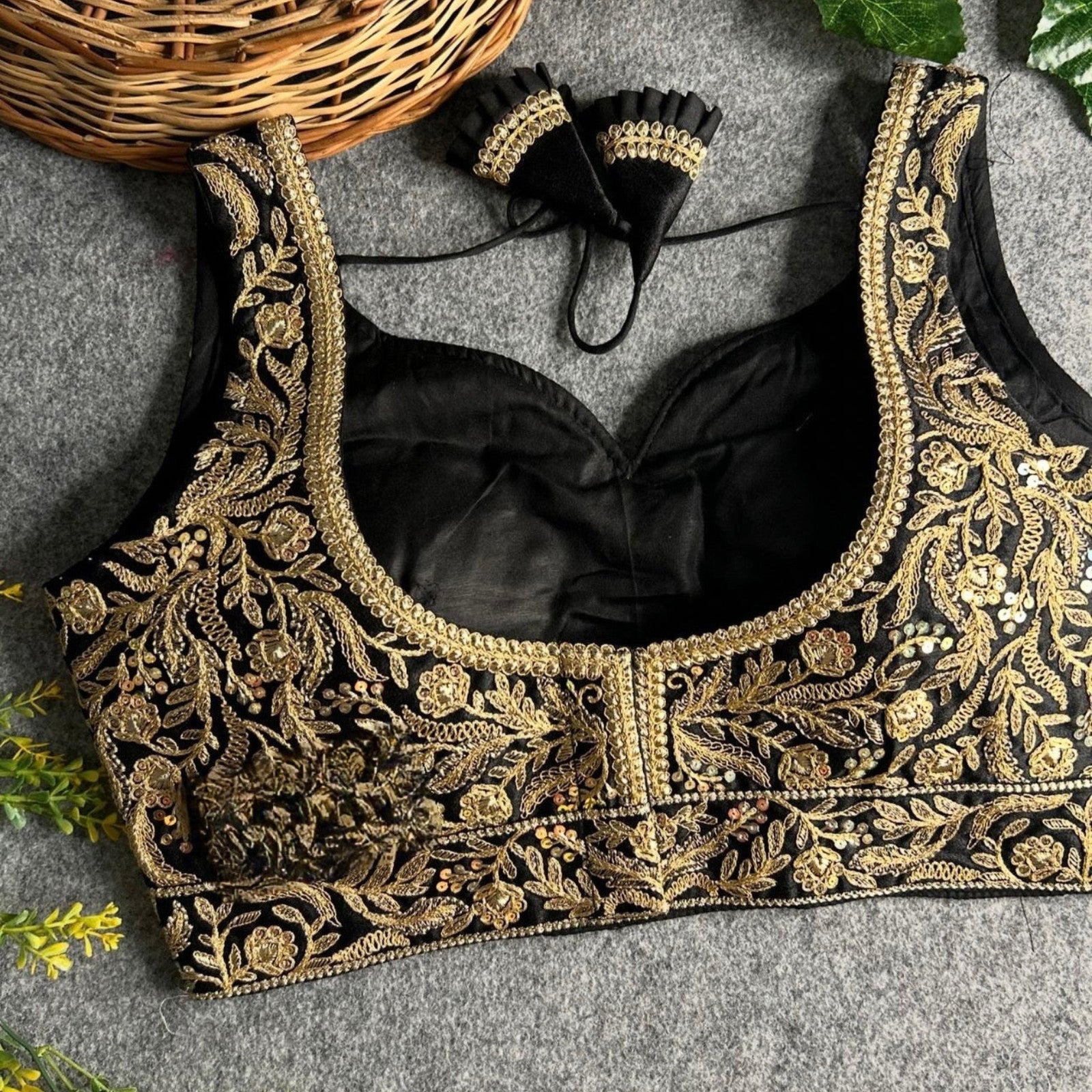 Designer Bollywood Style Heavy Wedding Bridal Blouse