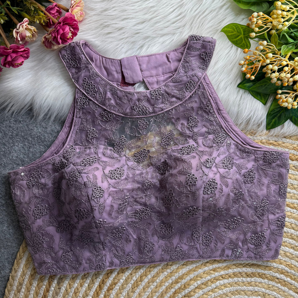 New Beautiful High Neck Blouse