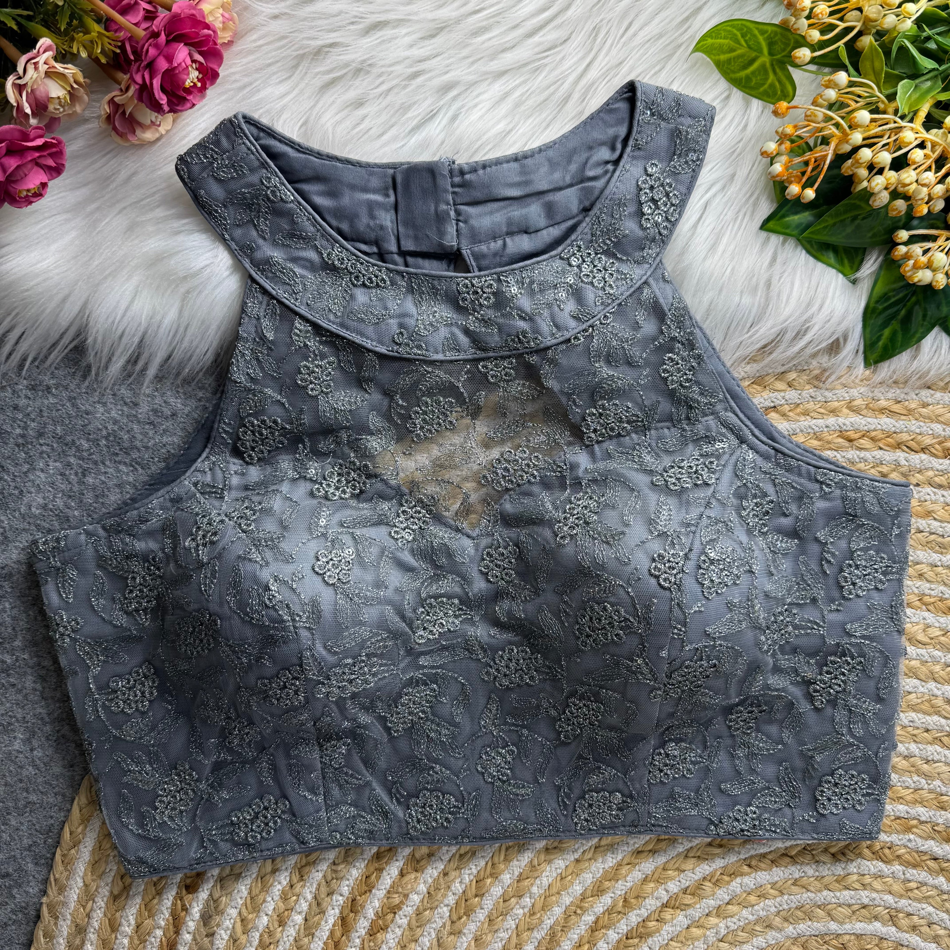 New Beautiful High Neck Blouse