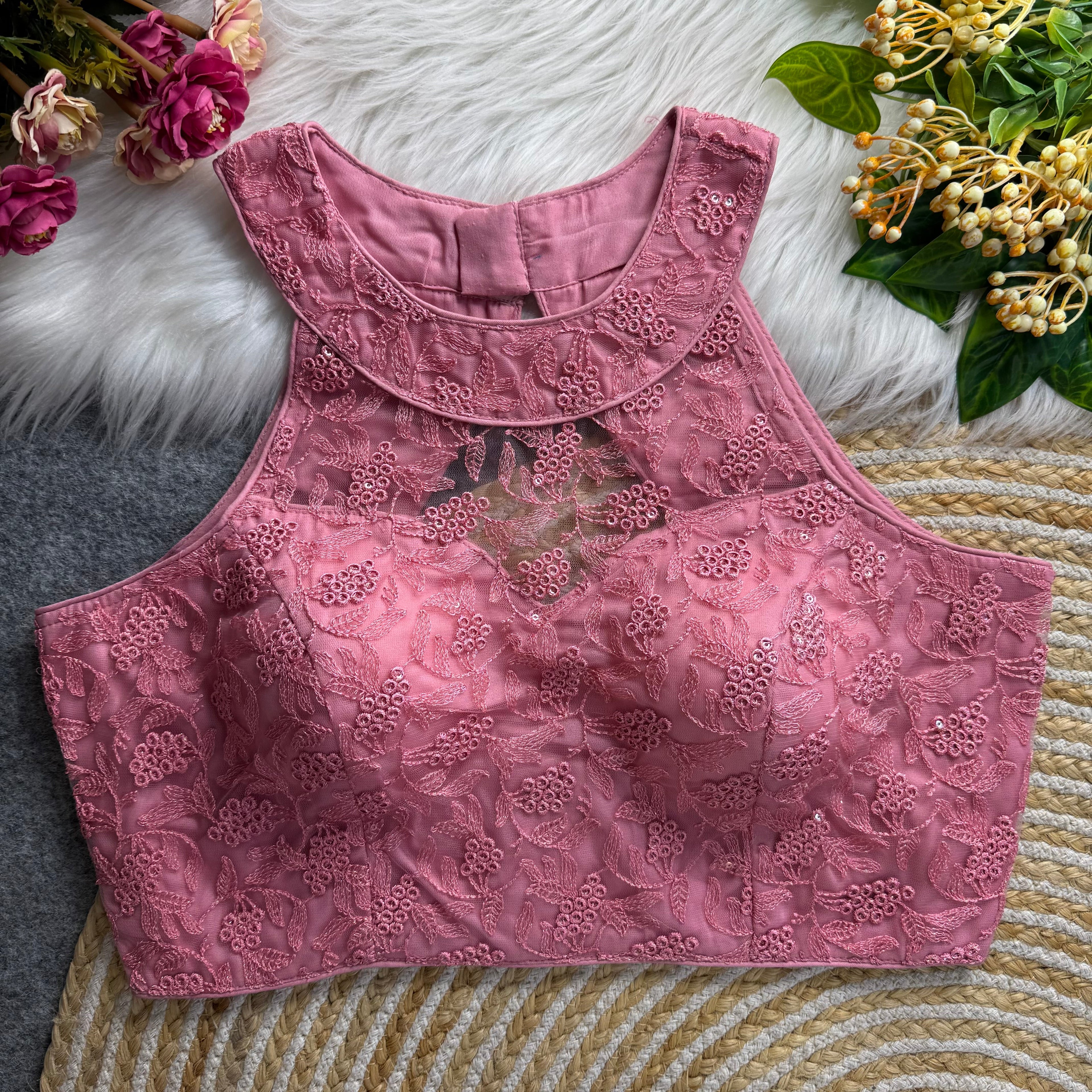 New Beautiful High Neck Blouse