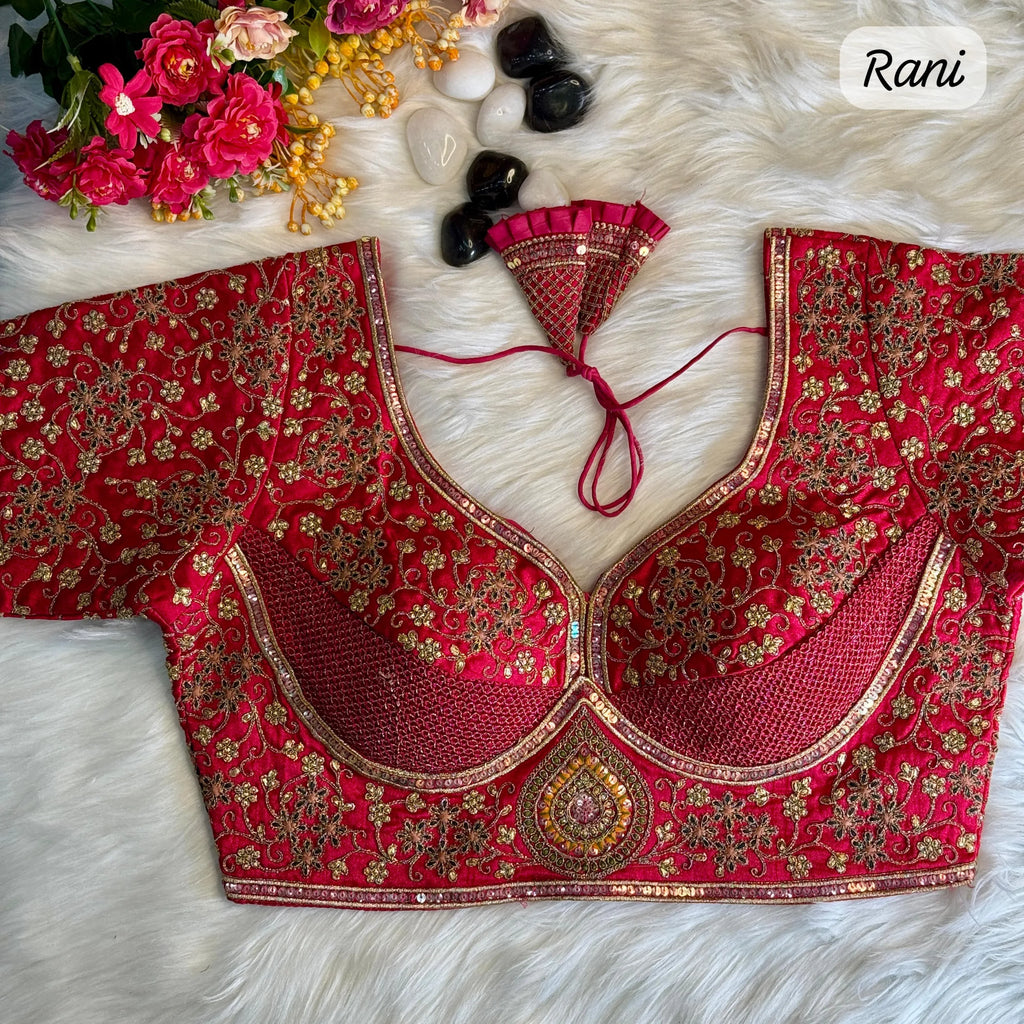 SABYASACHI STYLE BRIDAL BLOUSE