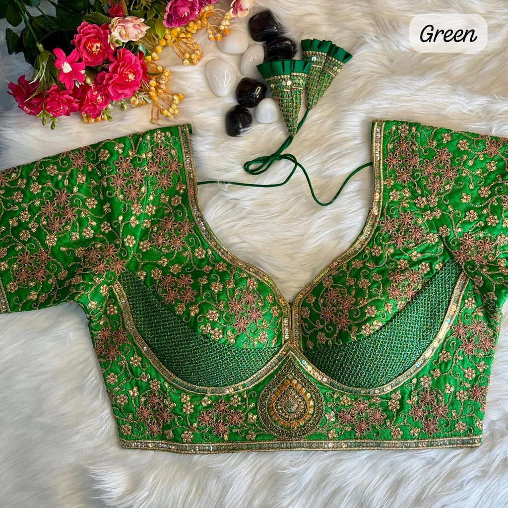 SABYASACHI STYLE BRIDAL BLOUSE