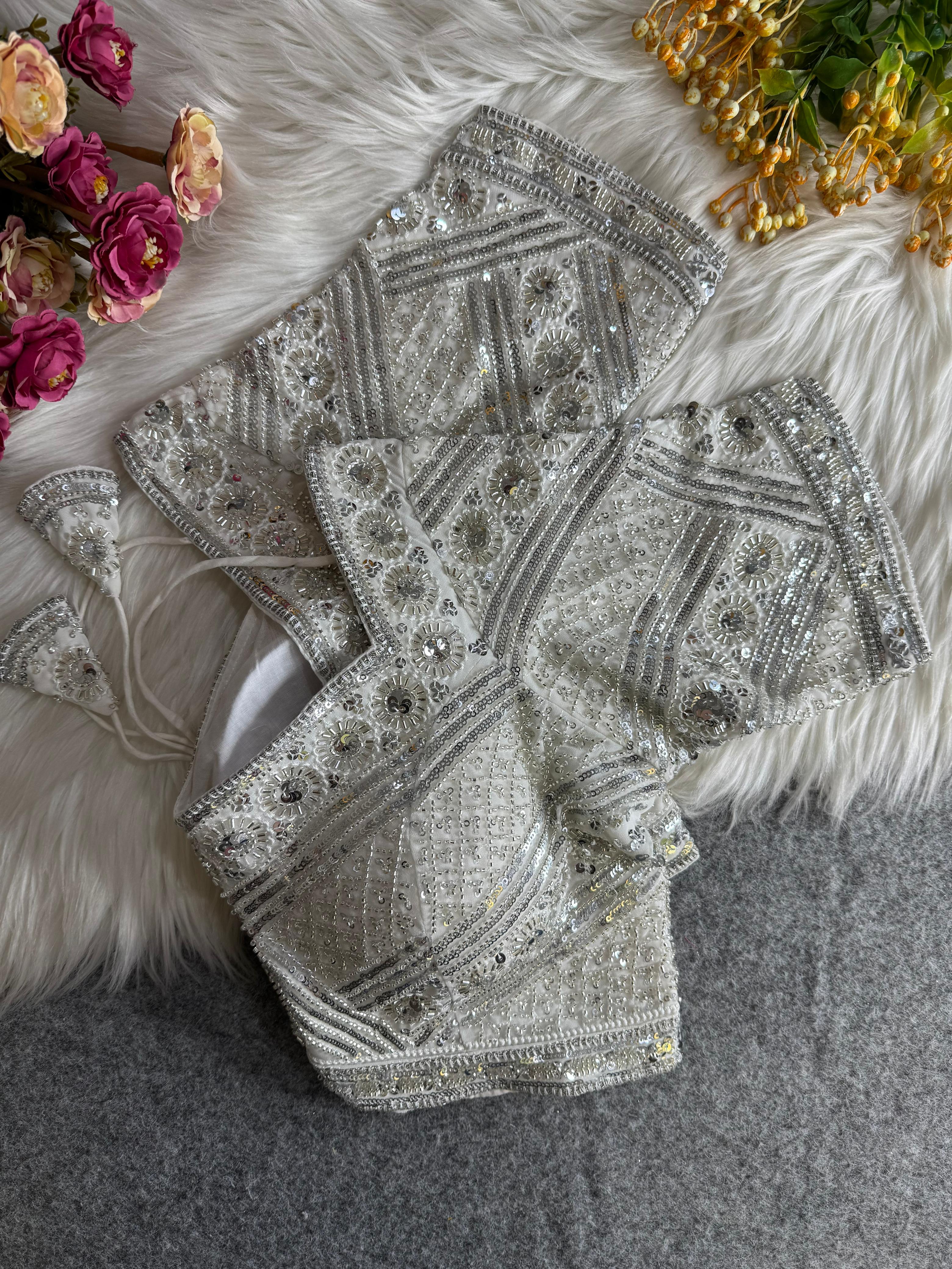 Beautiful Heavy Handwork Bridal Blouse