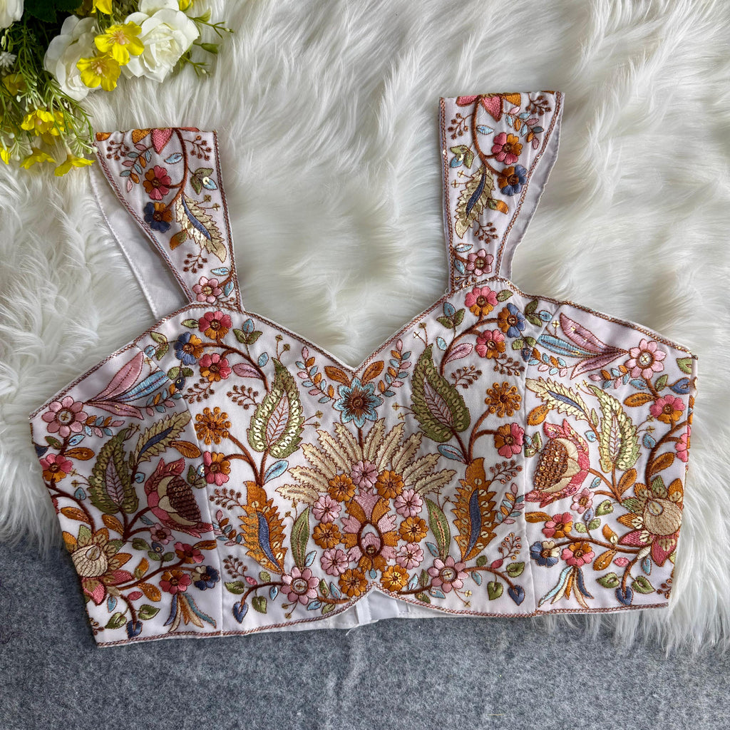 MULTI THREAD WORK BEAUTIFUL WESTERN LOOK BLOUSE