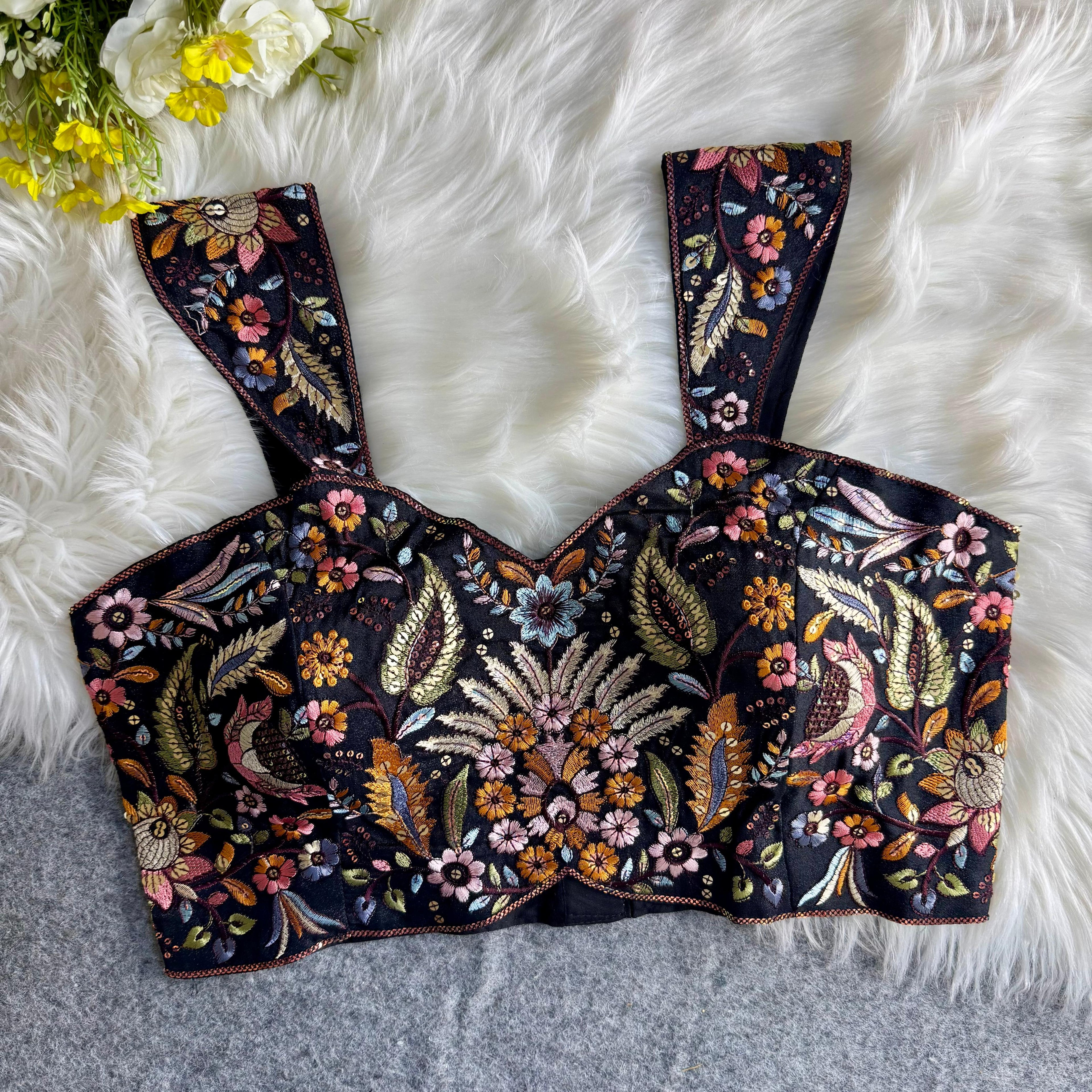 MULTI THREAD WORK BEAUTIFUL WESTERN LOOK BLOUSE