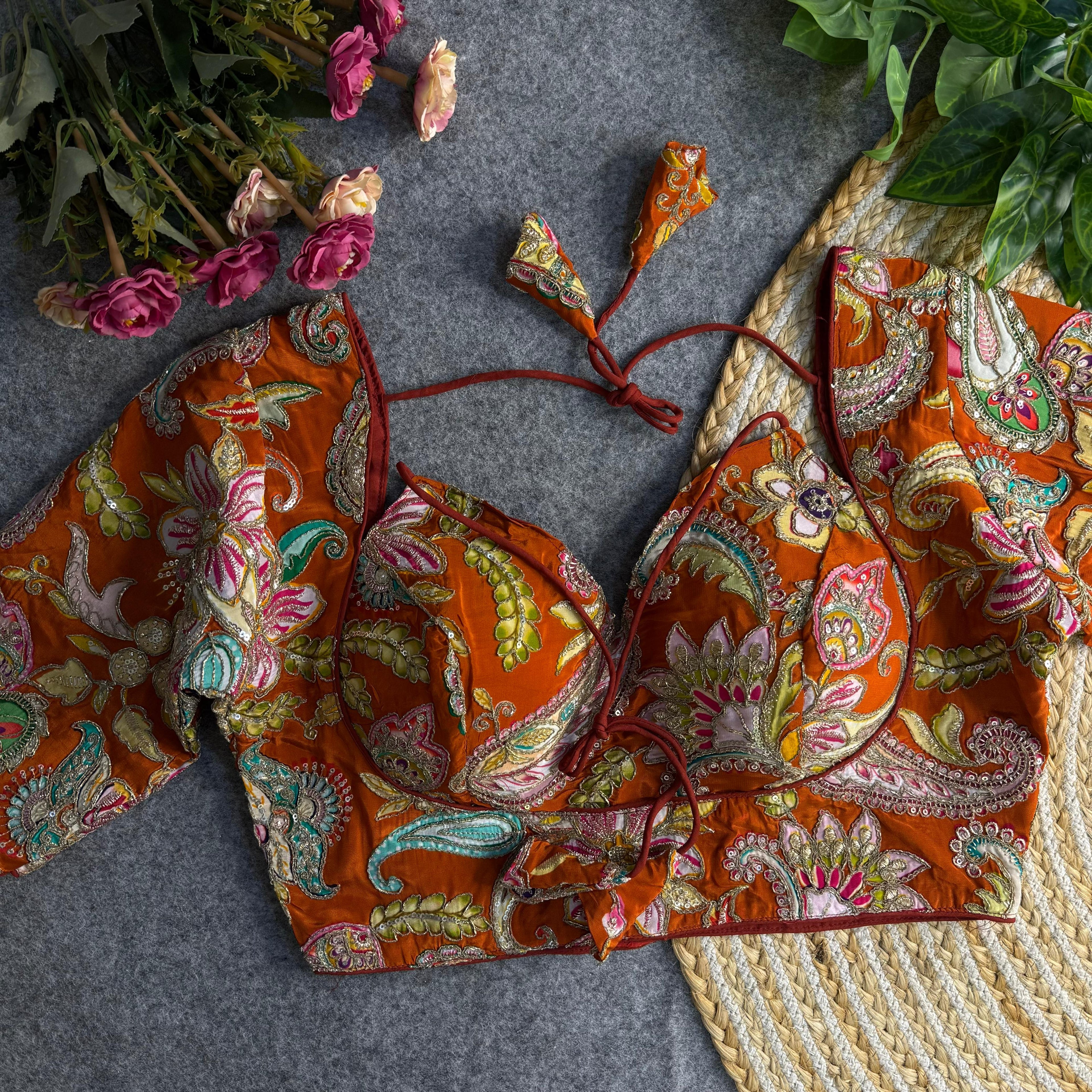 BEAUTIFUL INSPIRED MASABA STYLE BLOUSE