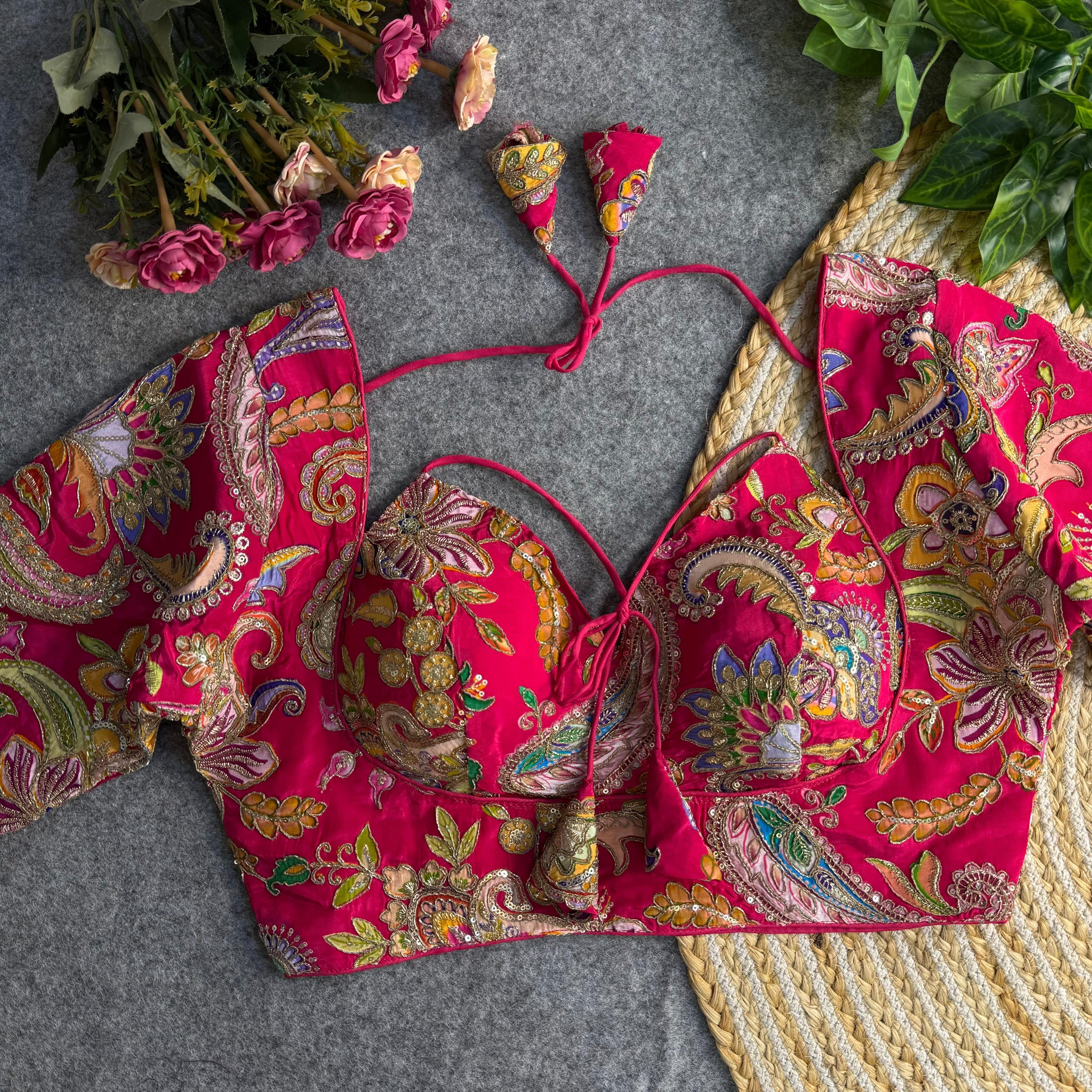 BEAUTIFUL INSPIRED MASABA STYLE BLOUSE