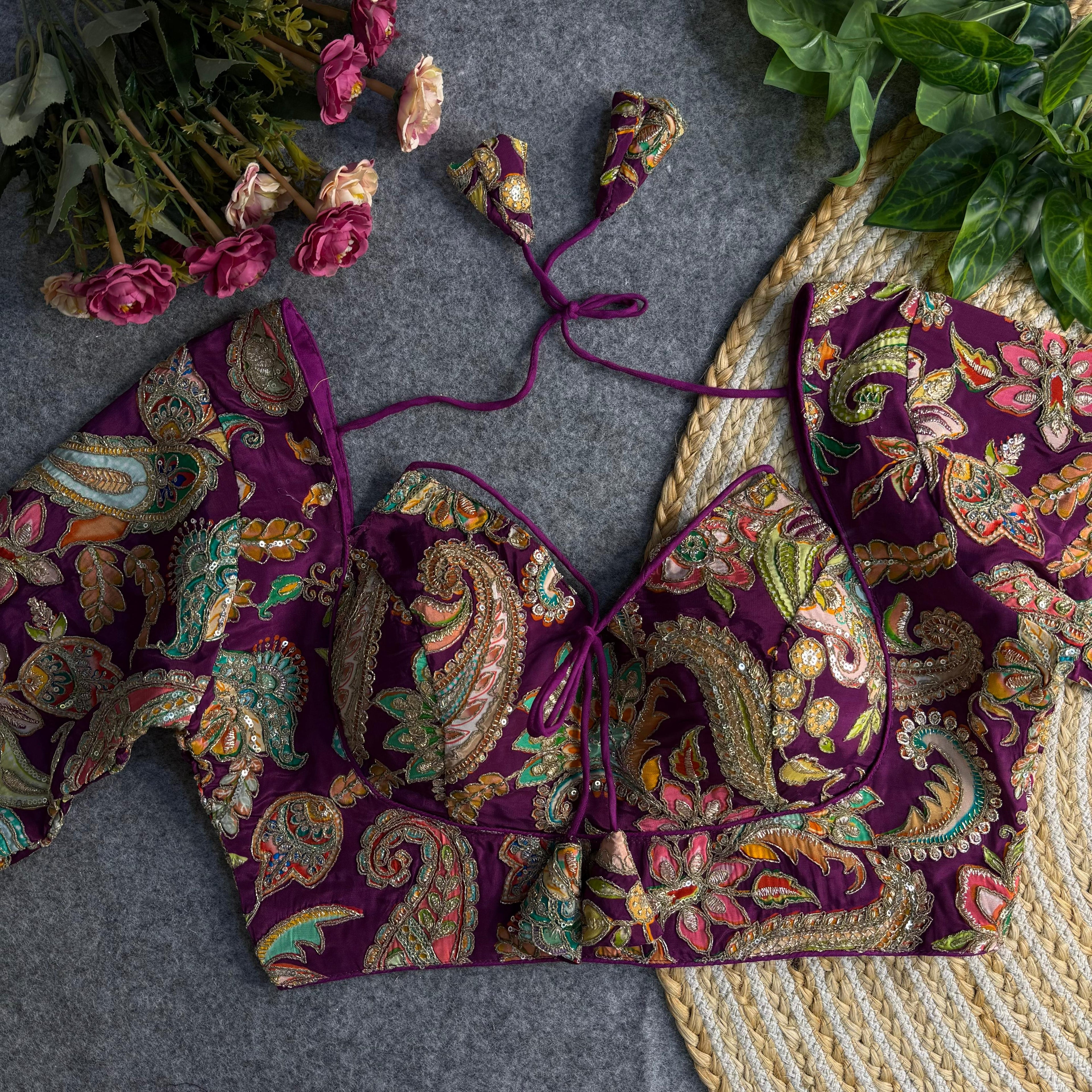 BEAUTIFUL INSPIRED MASABA STYLE BLOUSE