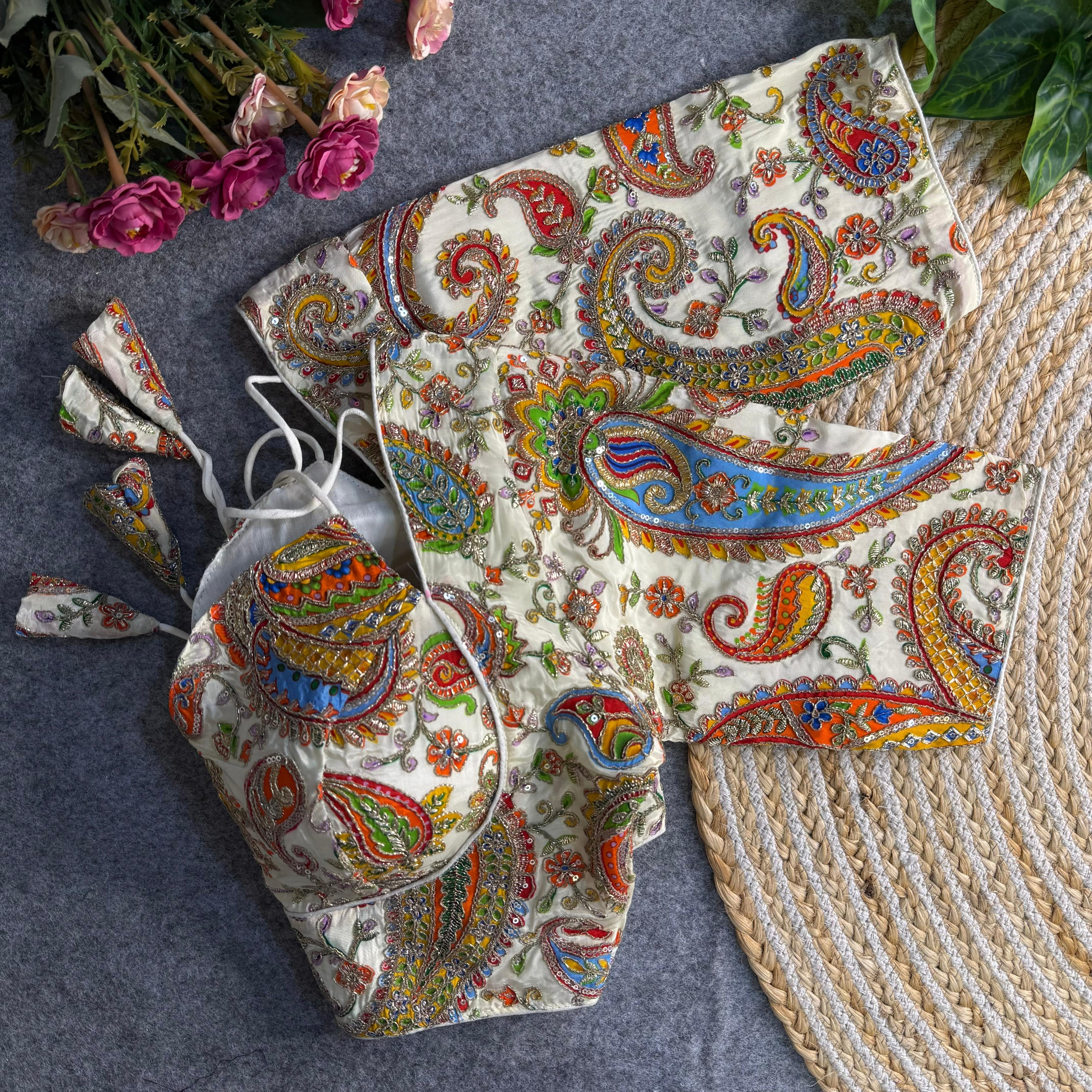 BEAUTIFUL INSPIRED MASABA STYLE BLOUSE