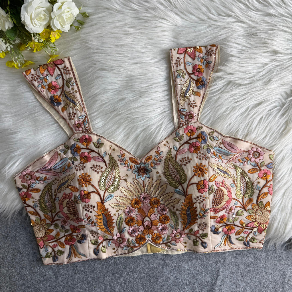 MULTI THREAD WORK BEAUTIFUL WESTERN LOOK BLOUSE